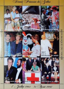 GB THE ROYAL FAMILY LADY DIANA PRINCESS OF WALES 1997 MNH** Sheet LX115-