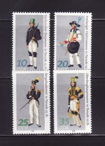 Germany DDR 1906-1909 Set MH Dress Uniforms (A)