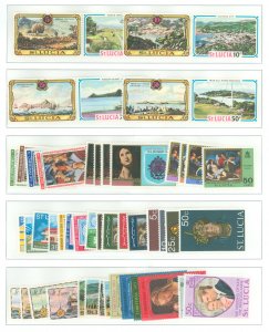 St. Lucia #296/349  Single (Complete Set)