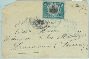 86077 - HAITI - POSTAL HISTORY -  Early  COVER  to SWITZERLAND 1954