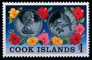 [64796] Cook Islands 1979 Flora flowers blumen Coins Bird  MLH