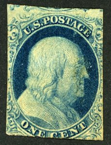 U.S. #9 USED LIGHT CANCEL