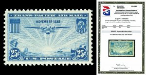 Scott C20 1935 25c China Clipper Airmail Mint Graded Superb 98 NH with PSE CERT