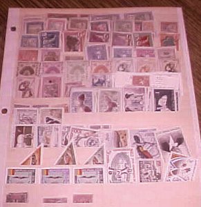 MADAGASCAR 50 DIFF. STAMPS,DU MALI 15 DIFF.  MINT MOSTLY LIGHT HINGED TOTAL 150