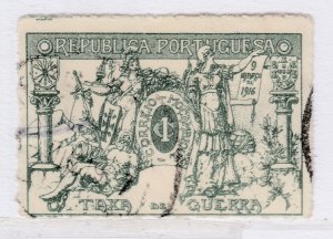Portugal Mozambique War Tax 1916 1c Used Stamp A25P10F17161-