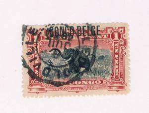 Belgian Congo  #37 Used Elephants (B0112)