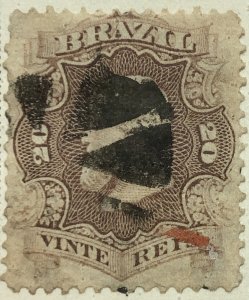 AlexStamps BRAZIL #54 VF Used 