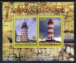 BENIN - 2008 - Lighthouses - Perf 2v Sheet - MNH - Private Issue