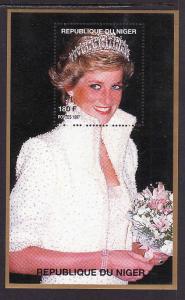 D2-Niger-unused NH sheet-Royalty-Princess Diana-1961-1997-ti