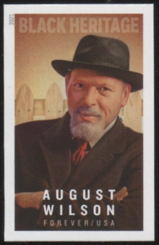 USA Sc. 5555a (55c) August Wilson 2021 MNH *no die cuts*