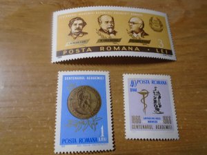 Romania  #  1875 / 1877-78  MNH