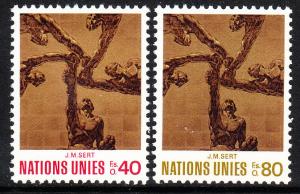 28-29 United Nations Geneva 1972 Art at UN MNH