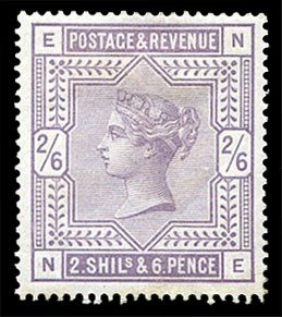 British Commonwealth - Great Britain #96 (SG 178) Cat£600, 1883 2sh6p lilac,...