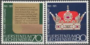 Liechtenstein #489-90  MNH   (S8808)