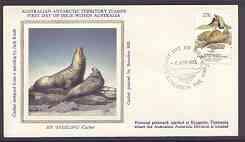 Australian Antarctic Territory 1983 Elephant Seals silk c...