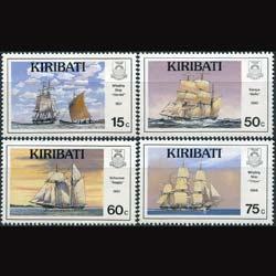 KIRIBATI 1990 - Scott# 557-60 Ships Set of 4 LH