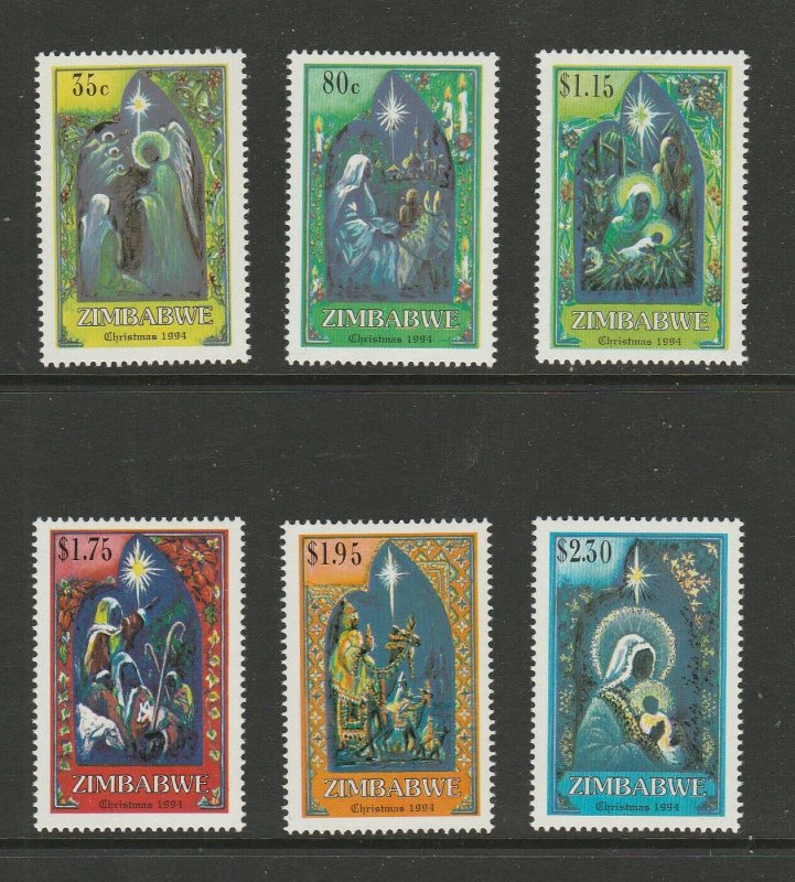 Zimbabwe 1994 Christmas Set. Pristine Unmounted Mint.