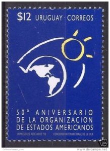 OEA american states Sun map URUGUAY Sc#1719 MNH STAMPS cv$4.25