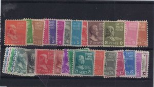 US Scott #803-832 Mint NH VF