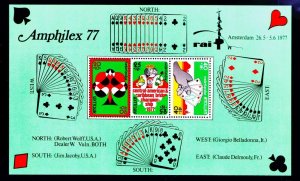 1977 ANTILLEN PLAYING CARDS TOPICAL AMPHILEX 77 Bridge Card Game