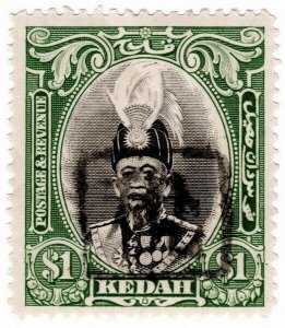 (I.B) Malaya States Revenue : Kedah Duty $1 (Japanese Occupation)