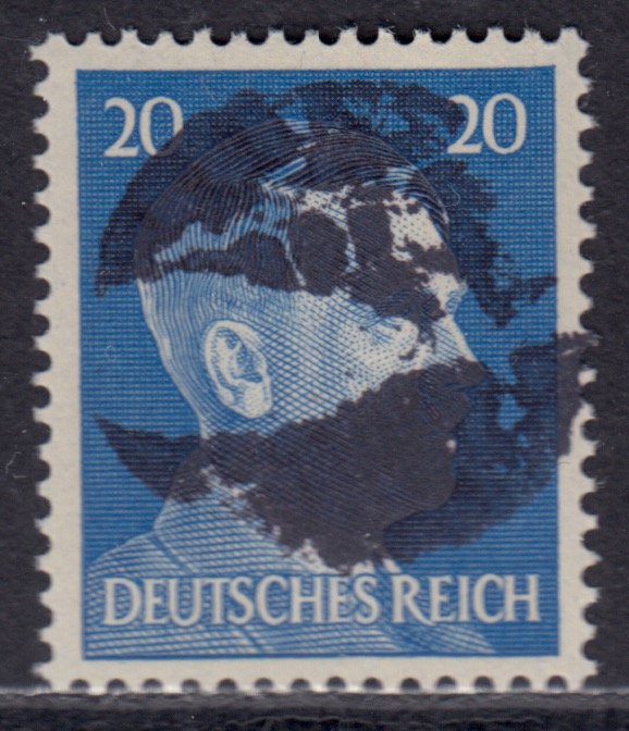 Germany Soviet Zone SBZ - LOCAL BLOSENBERG 20Pf HITLER head - Expertized Richter