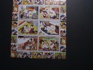 BENIN-2003 THE BROTIC ART OF JAPANESE UTAGAWA KUNISADA-SHUNGA  MNH -S/S VF