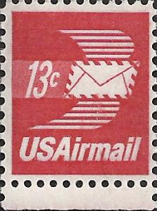 # C79 MINT NEVER HINGED WINGED LETTER