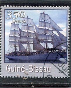 Guinea Bissau 2001 SAILING SHIP 1 Stamp Perforated Fine used VF