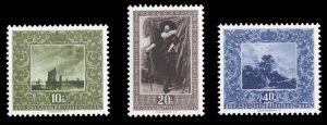 Liechtenstein #B19-21 Cat$30, 1951 Semi-Postals, set of three, never hinged