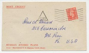 Propganda Cover GB / UK Russia s Atomic Plans - Vice Admiral C.S. Freeman 