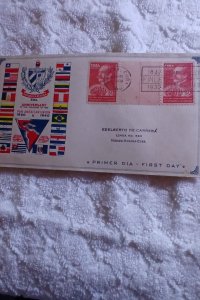 CUBA.1940.PAN-AMERICAN UNION.50TH.ANNIVERSARY.HABANA.FDC