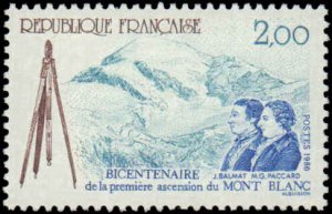 France #2015, Complete Set, 1986, Mountains, Never Hinged
