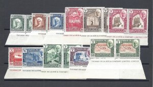 ADEN/HADHRAMAUT 1942/6 SG 1/11 MNH Cat £140