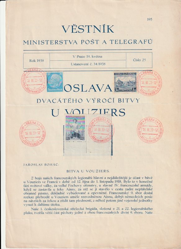 Czechoslovakia some memorabilia from 1930,s