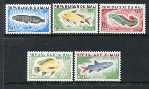 Mali 256-260, MNH, 1976  Marine Life. x29492