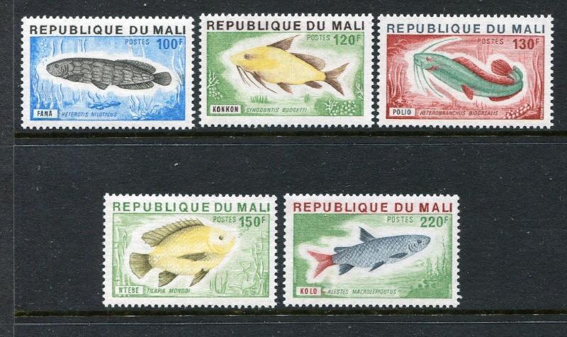 Mali 256-260, MNH, 1976  Marine Life. x29492