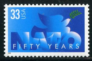 Scott #3354 - NATO, 50th Anniversary - MNH