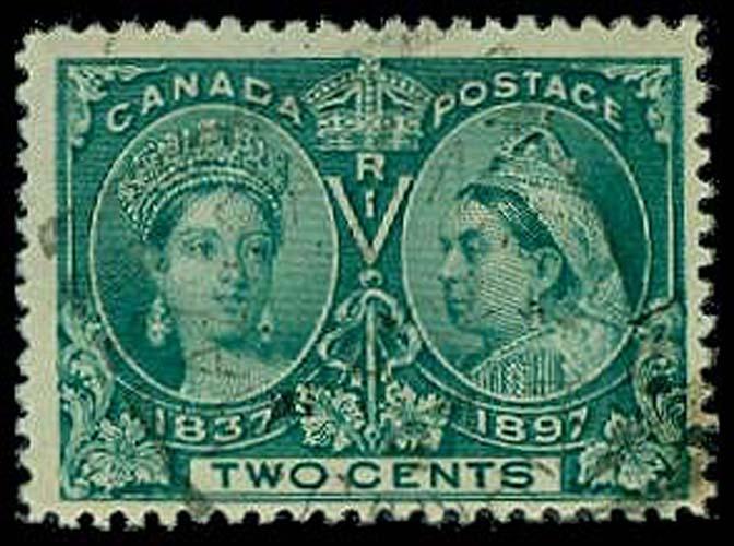 CANADA-f-a-1851-1899 ISSUES (TO 88c) 52  Used (ID # 32780)