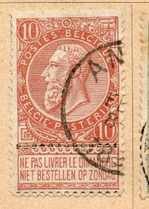 Belgium 1893 Early Issue Fine Used 10c. NW-07914