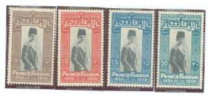 Egypt #155-58 Unused Single (Complete Set)