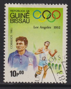 Guinea-Bissau 493 Olympic Running 1983