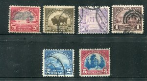 567, 569-573 Regular Issue High Values Perf 11 Stamps Used