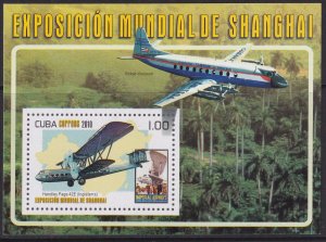 Sc# 5121 Cuba 2010 Expo 2010, Shanghai souvenir sheet MNH CV: $2.00