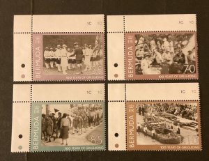 Stamps Bermuda Scott #1001-4 never hinged