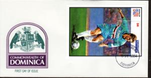 Dominica FDC Worldcup94 S/S!