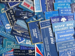 Airmail Labels 60 different type, font etc used check them out!