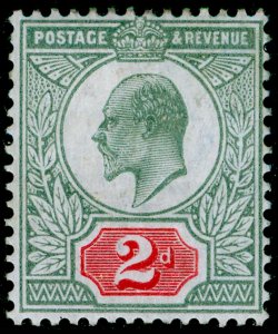 SG226 SPEC M11(2), 2d pale greyish green & carmin-red, M MINT. Cat £70.