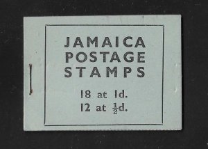 Jamaica 1942 Booklet #10  complete and very Fine with all panes intact