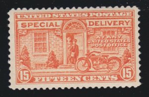 US E13 15c Special Delivery Mint VF-XF OG NH SCV $75